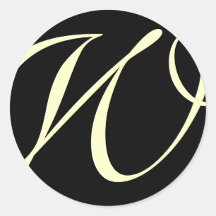 Stickers monogramme  D6