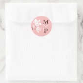 Stickers Monogramme de la branche Magnolia (Sac)