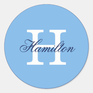 Stickers Monogramme et nom