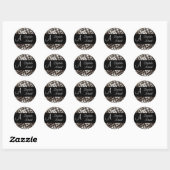 Stickers Monogramme et prénoms (Feuille)