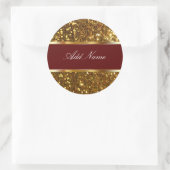 Stickers Monogramme Glitzy Étiquettes (Sac)
