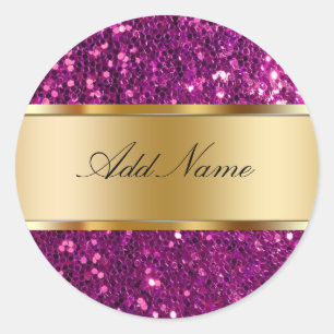 Stickers Monogramme Glitzy Étiquettes