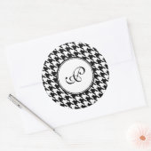 Stickers Monogramme Houndstooth (Enveloppe)
