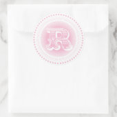 Stickers Monogramme Lettre R (Sac)
