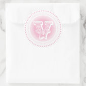 Stickers Monogramme Lettre V (Sac)