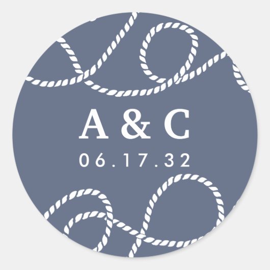 Stickers Monogramme Mariage en état de marche | Ar (Devant)