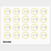Stickers Monogramme Marigold (Feuille)