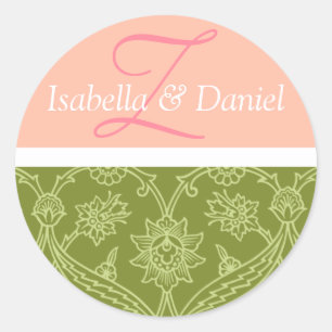 Stickers Monogramme modèle Pour Enveloppes