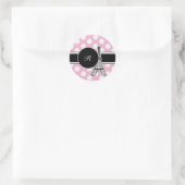 Stickers Monogramme rose (Sac)