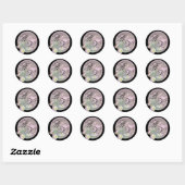 Stickers Monogramme rose Primrose (Feuille)