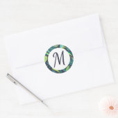 Stickers Monogramme Tropical Tidings (Enveloppe)