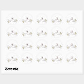 Stickers Monogramme Tulip Jaune (Feuille)