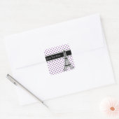 Stickers Monogramme violet (Enveloppe)