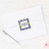 Stickers Monogrammes Bambou & Grosgrain (Enveloppe)
