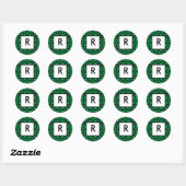 Stickers Monogrammes initiaux (Feuille)