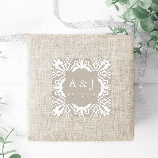 Stickers Monogrammes Mariages de Marrakech | Linge