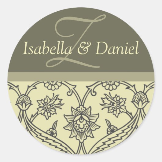 Stickers Monogrammes Personnalisés Pour Enveloppes (Devant)