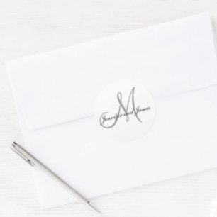 Stickers Monogrammes pour les noms initiaux des Ma