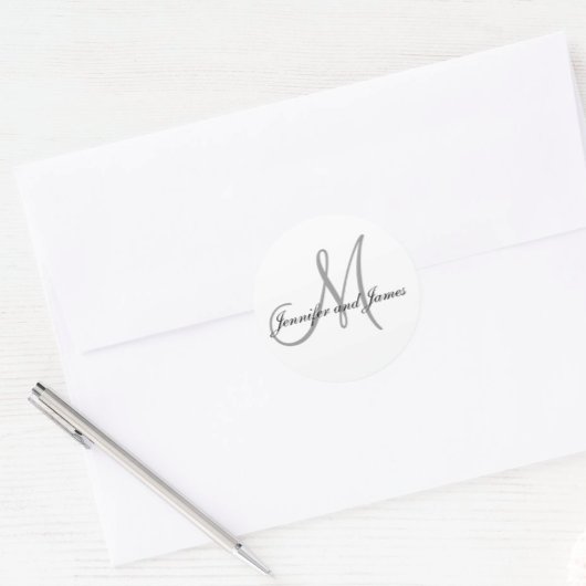 Stickers Monogrammes pour les noms initiaux des Ma