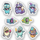 Stickers Monster Ice Cream Party pt 1 (Recto)
