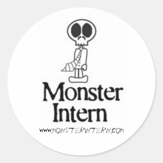Stickers Monster Intern (Devant)