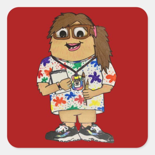 Stickers Monstre Mme Bryson (Devant)