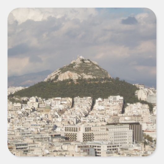Stickers Mont Lycabettus Athènes (Devant)