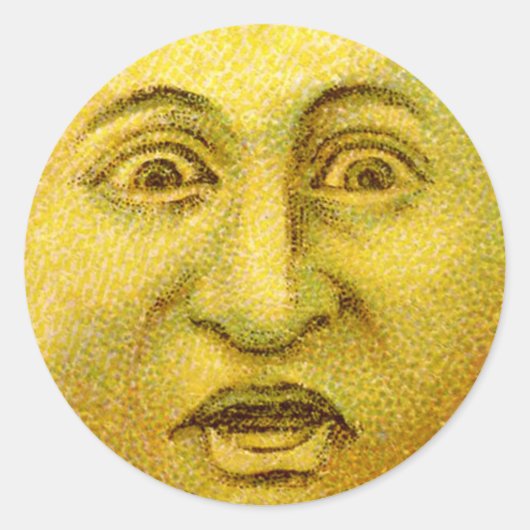 Stickers Moon Halloween effrayants (Devant)