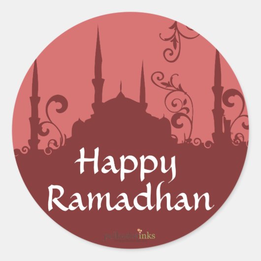 Stickers Mosquée Rouge (Devant)