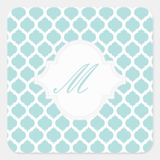 Stickers Motif bleu marocain (Devant)