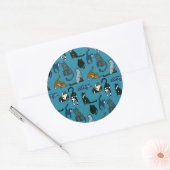 Stickers Motif de chats Kitty Corner (Enveloppe)