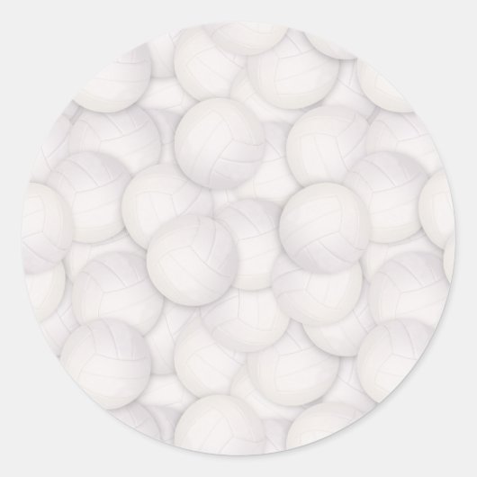 Stickers Motif de volley-ball (Devant)