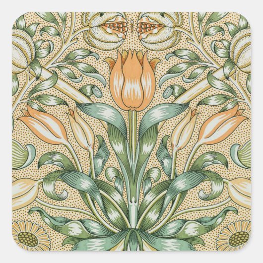 Stickers Motif Floral William Morris (Devant)