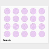 Stickers Motif Lavande et Mander Blanc (Feuille)
