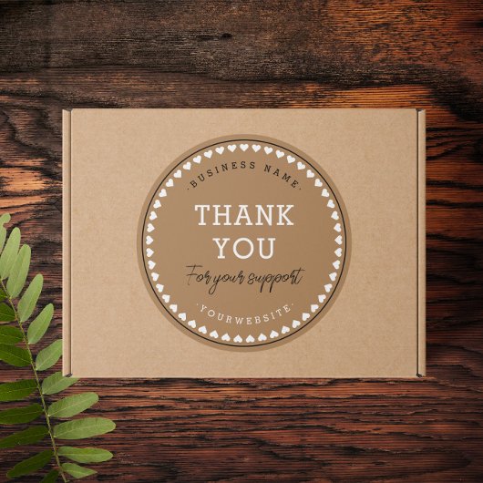 Stickers Motif Merci classique de l'amour