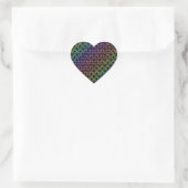 Stickers Motif Rainbow Hearts (Sac)