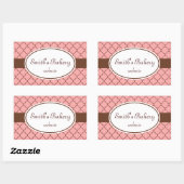 Stickers Motifs roses personnalisés (Feuille)