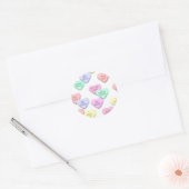 Stickers Motifs Valentine Candy Hearts (Enveloppe)