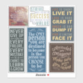 stickers motivatie offertes (Vel)