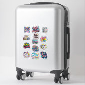 Stickers Motivationnels et Inspirants (Sur valise)