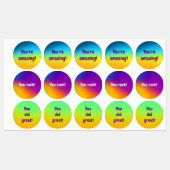 Stickers Motivationnels Positifs (Feuille)