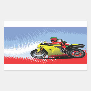 Stickers Moto Jaune