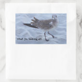 Stickers Mouette sur la plage (Sac)