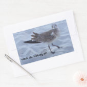 Stickers Mouette sur la plage (Enveloppe)