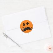 stickers Moustache en colère (Enveloppe)