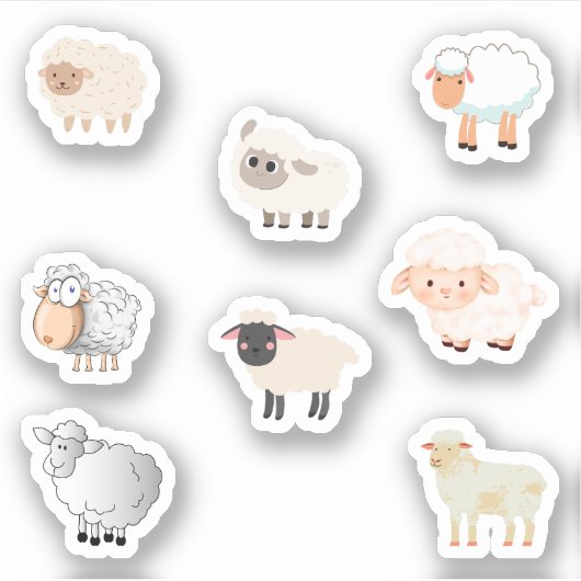 Stickers mouton (Devant)