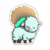 Stickers moutons pour égayer votre journée (Devant)