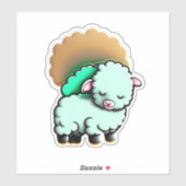 Stickers moutons pour égayer votre journée (Feuille)