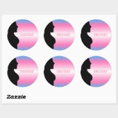 Stickers MTF Transgender Pride (Feuille)
