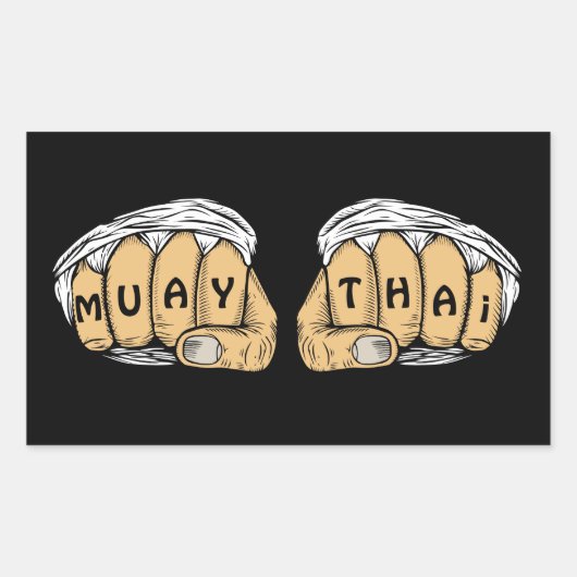 Stickers Muay Thai (Devant)